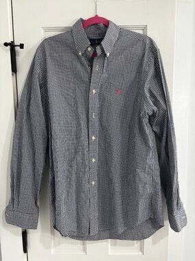 Ralph Lauren Gingham Button Down Shirt - L